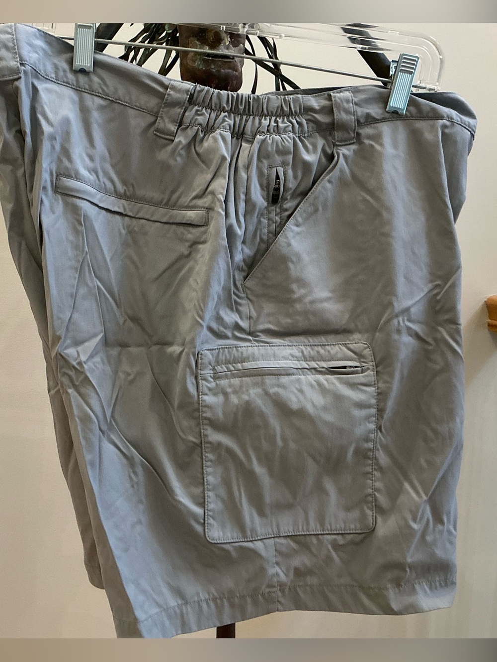 L.L. Bean Gray Hiking. Cargo Shorts